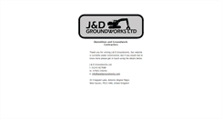 Desktop Screenshot of janddgroundworks.com